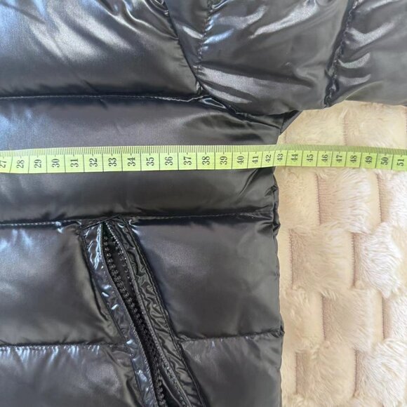 MONCLER Kids Maya Water Resistant Hooded Down Puffer Coat In Black - Picture 8 of 9